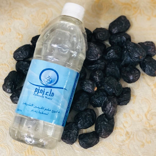 Abe Zam zam Water - 500ml & Ajwa Dates 450gm Available in USA