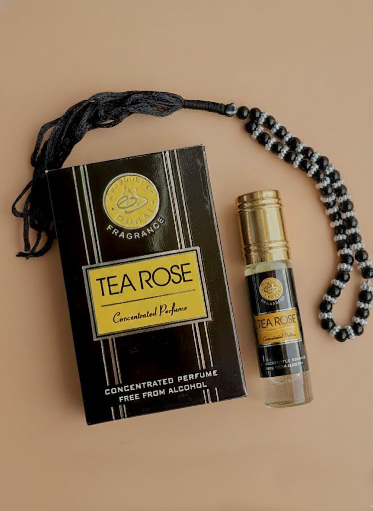 Tea Rose Attar 6ml With Free Tasbeeh