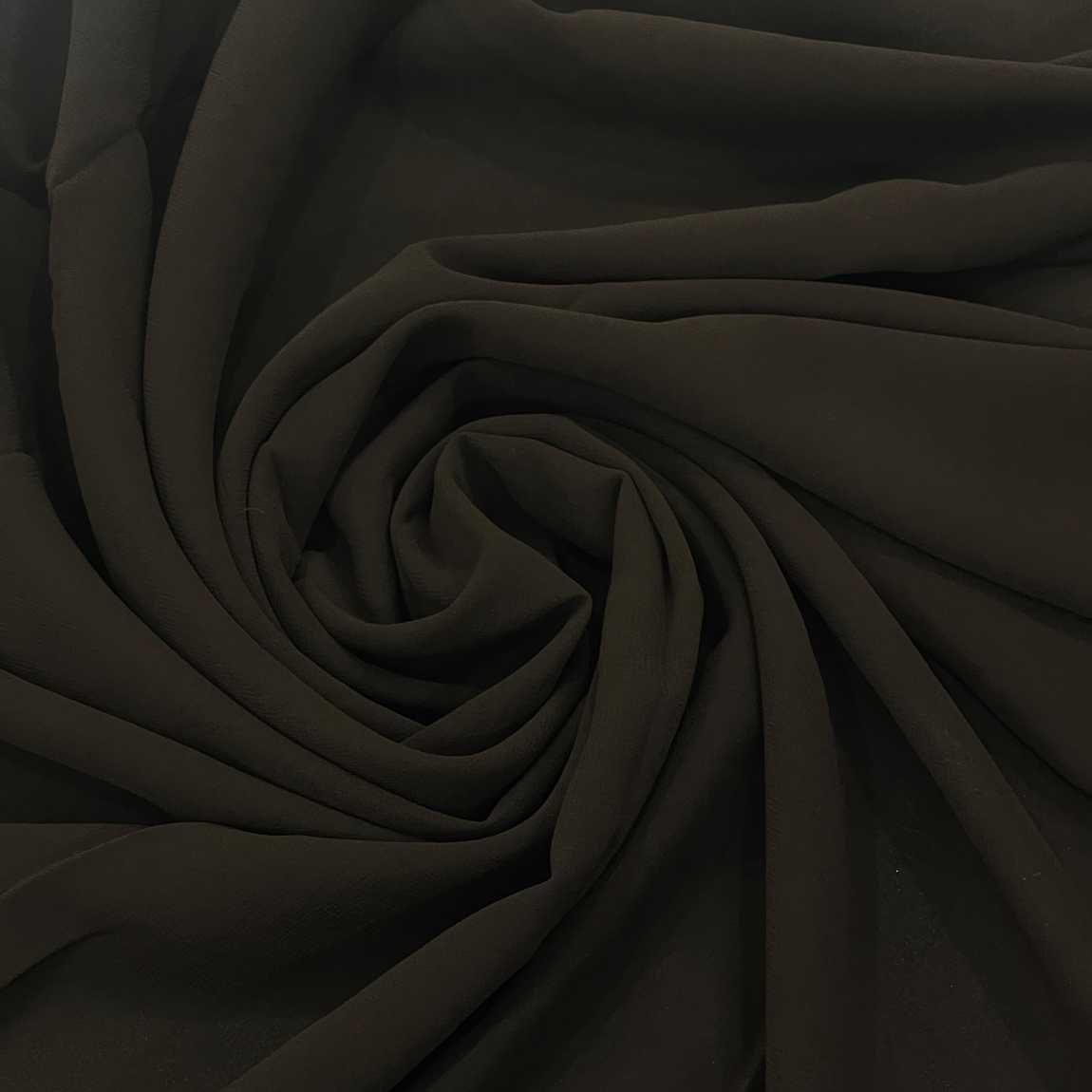 Chiffon Scarf Staller (Black)