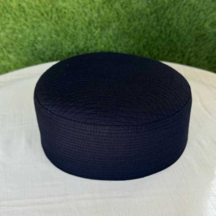 Al Jannat Navy Blue Mirha Kufi Cap