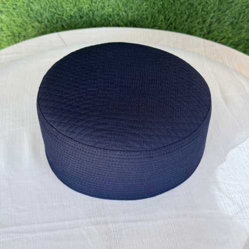 Al Jannat Navy Blue Mirha Kufi Cap