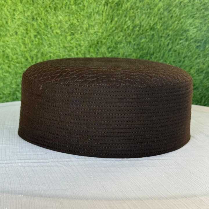 Mirha Kufi Cap (Dark Brown)