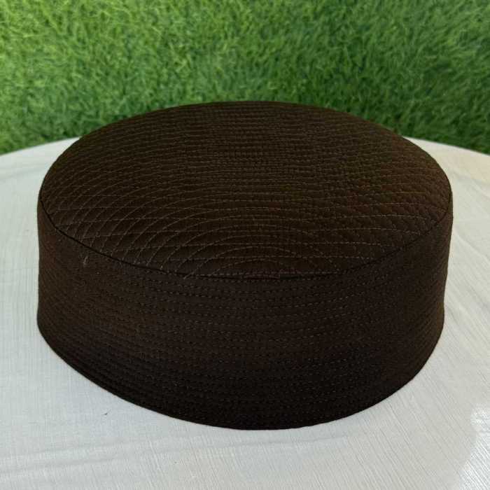 Mirha Kufi Cap (Dark Brown)