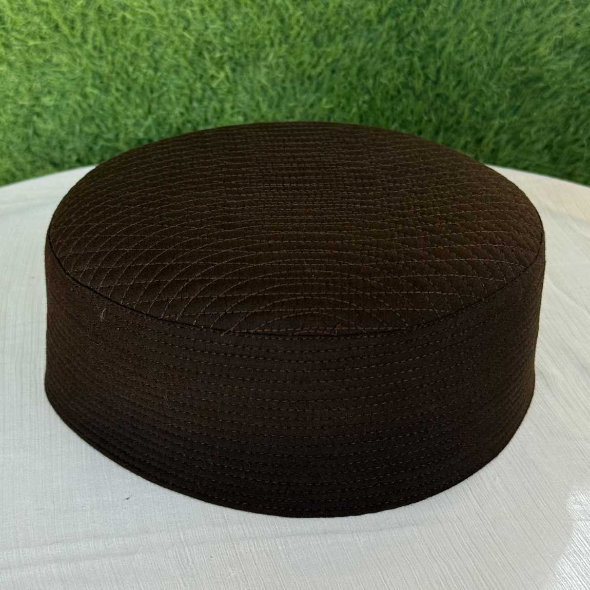 Mirha Kufi Cap (Dark Brown)