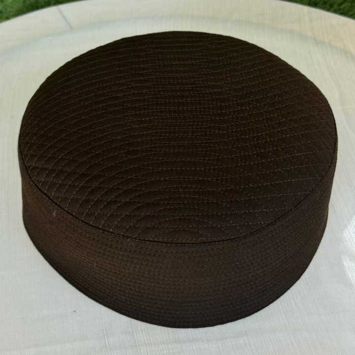 Mirha Kufi Cap (Dark Brown)